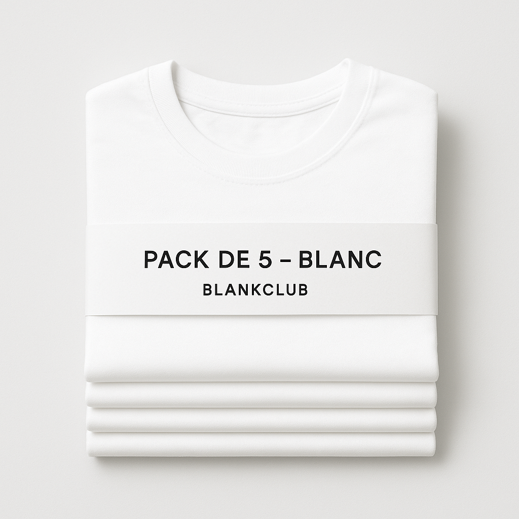 Pack of 5 T-Shirts — White